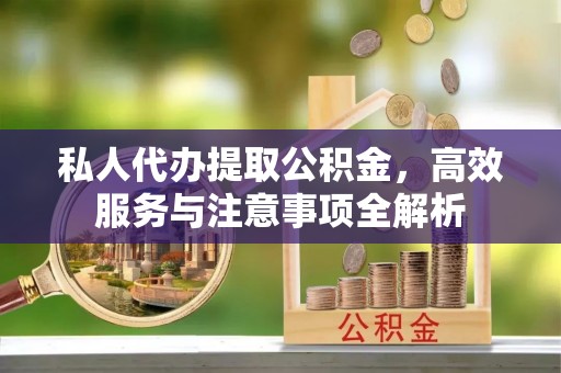 斗南私人代办提取公积金，高效服务与注意事项全解析