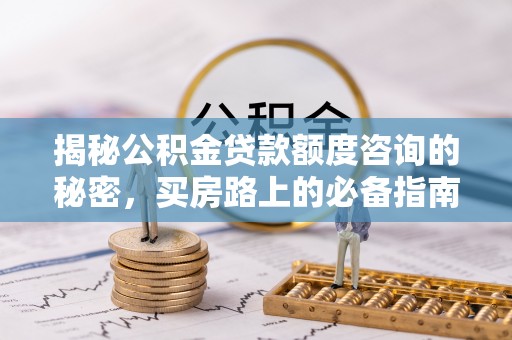 斗南揭秘公积金贷款额度咨询的秘密，买房路上的必备指南