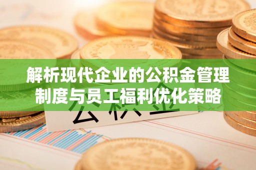 斗南解析现代企业的公积金管理制度与员工福利优化策略