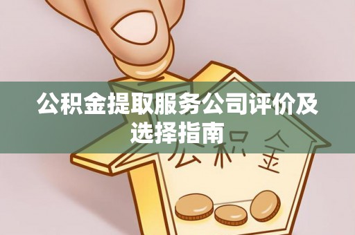 斗南公积金提取服务公司评价及选择指南
