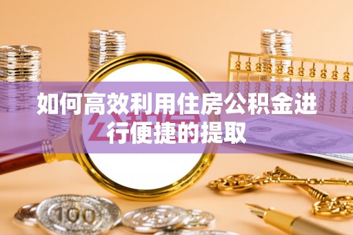 斗南如何高效利用住房公积金进行便捷的提取