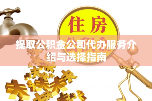 斗南提取公积金公司代办服务介绍与选择指南