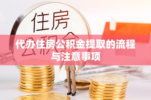 斗南代办住房公积金提取的流程与注意事项