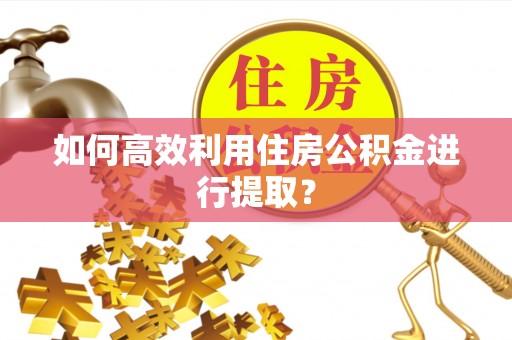 斗南如何高效利用住房公积金进行提取？